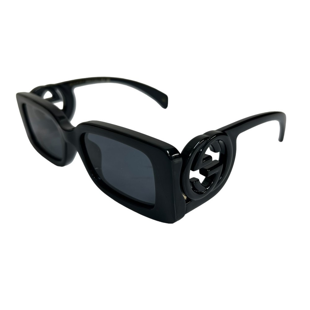 Gucci Rectangular Sunglasses Black - image 1